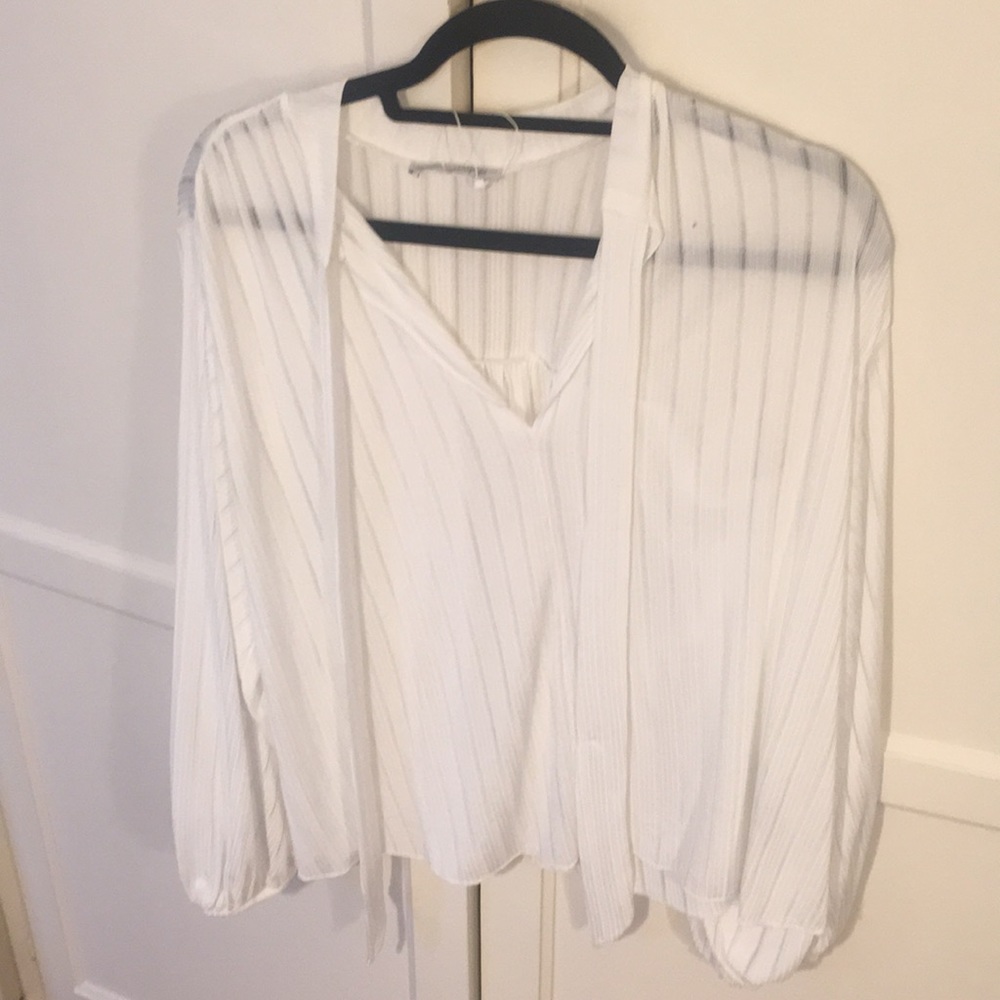 Pretty white Zara blouse